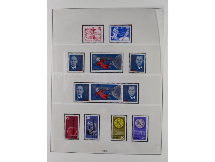 1948/2001, vorwiegend postfrische Sammlung, dabei Bund, Berlin und DDR in den Hauptnummern augenscheinlich komplett, außerdem