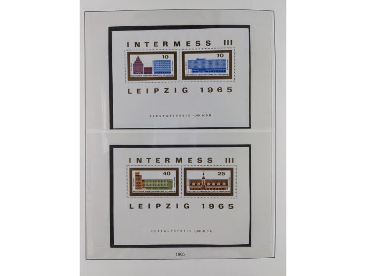 1948/2001, vorwiegend postfrische Sammlung, dabei Bund, Berlin und DDR in den Hauptnummern augenscheinlich komplett, außerdem