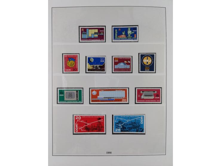 1948/2001, vorwiegend postfrische Sammlung, dabei Bund, Berlin und DDR in den Hauptnummern augenscheinlich komplett, außerdem