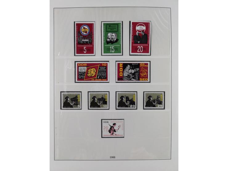 1948/2001, vorwiegend postfrische Sammlung, dabei Bund, Berlin und DDR in den Hauptnummern augenscheinlich komplett, außerdem