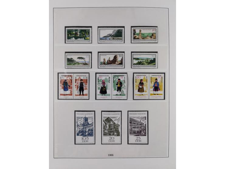 1948/2001, vorwiegend postfrische Sammlung, dabei Bund, Berlin und DDR in den Hauptnummern augenscheinlich komplett, außerdem