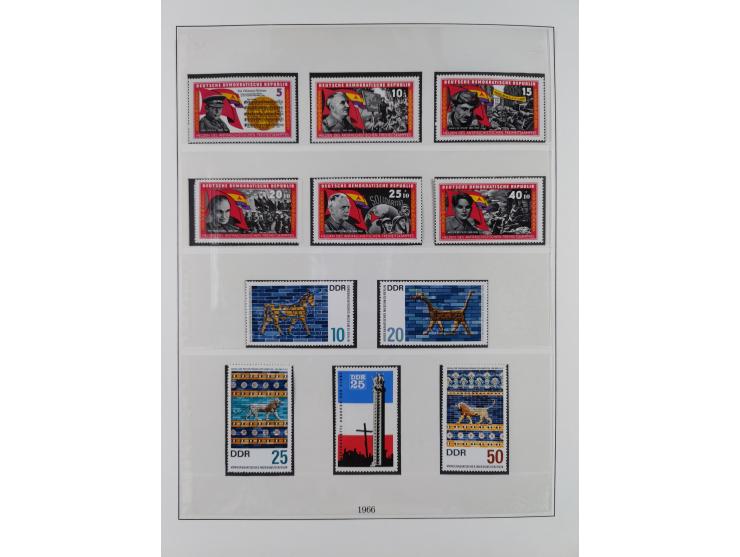 1948/2001, vorwiegend postfrische Sammlung, dabei Bund, Berlin und DDR in den Hauptnummern augenscheinlich komplett, außerdem