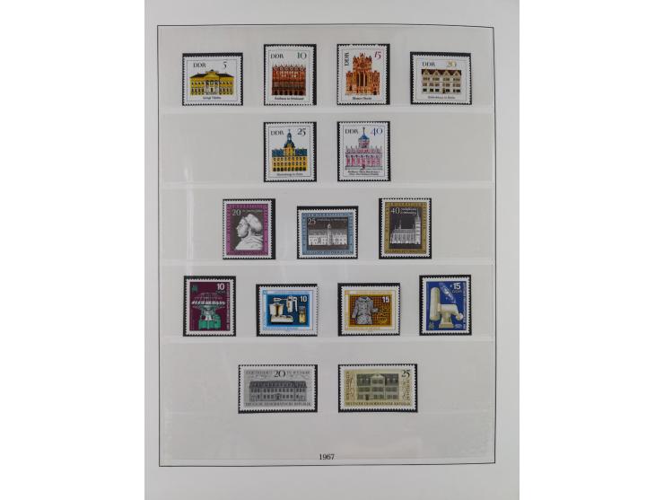 1948/2001, vorwiegend postfrische Sammlung, dabei Bund, Berlin und DDR in den Hauptnummern augenscheinlich komplett, außerdem