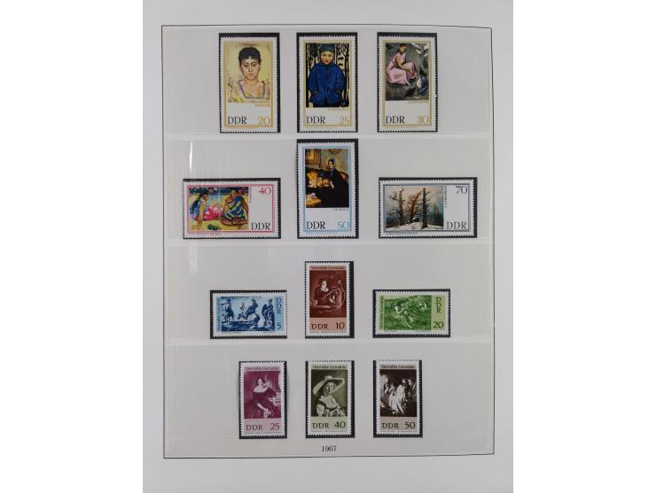 1948/2001, vorwiegend postfrische Sammlung, dabei Bund, Berlin und DDR in den Hauptnummern augenscheinlich komplett, außerdem