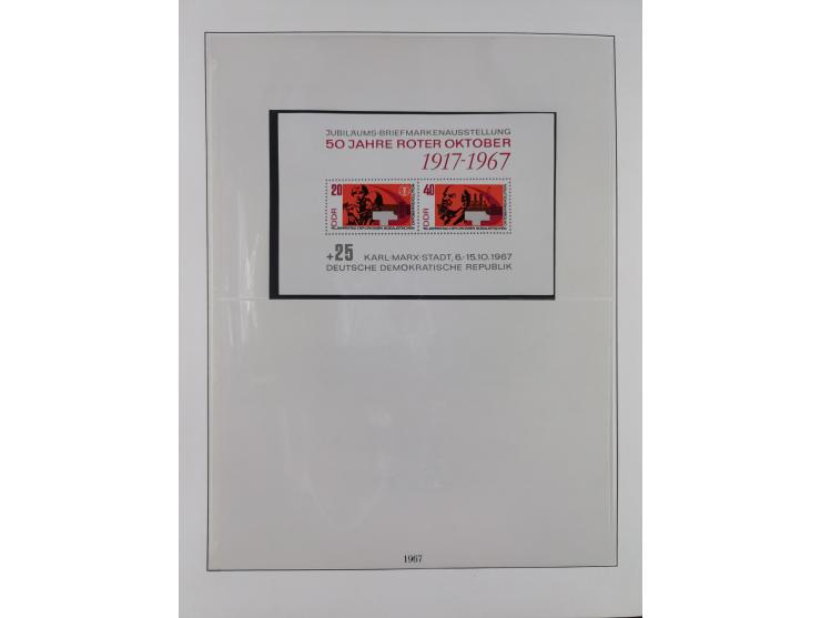 1948/2001, vorwiegend postfrische Sammlung, dabei Bund, Berlin und DDR in den Hauptnummern augenscheinlich komplett, außerdem