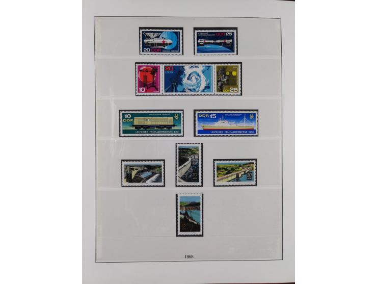 1948/2001, vorwiegend postfrische Sammlung, dabei Bund, Berlin und DDR in den Hauptnummern augenscheinlich komplett, außerdem