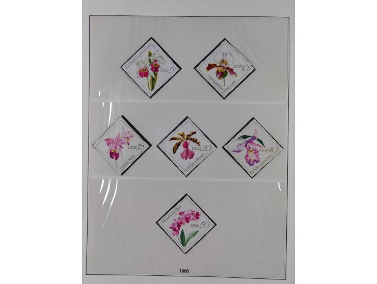 1948/2001, vorwiegend postfrische Sammlung, dabei Bund, Berlin und DDR in den Hauptnummern augenscheinlich komplett, außerdem