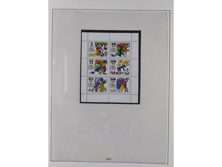 1948/2001, vorwiegend postfrische Sammlung, dabei Bund, Berlin und DDR in den Hauptnummern augenscheinlich komplett, außerdem