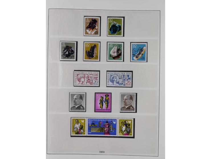 1948/2001, vorwiegend postfrische Sammlung, dabei Bund, Berlin und DDR in den Hauptnummern augenscheinlich komplett, außerdem