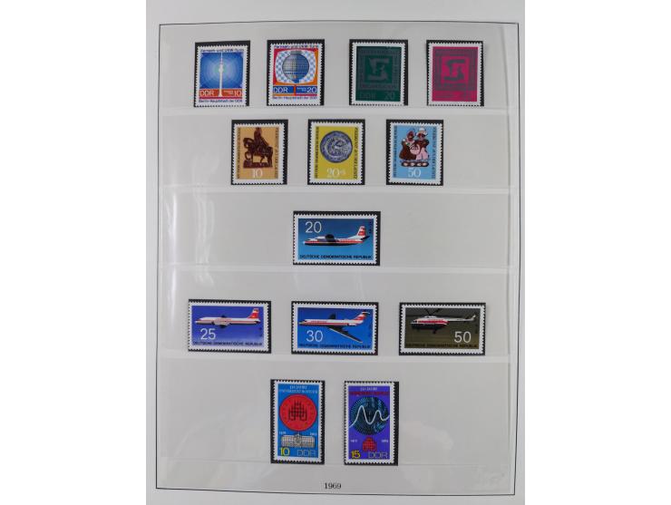 1948/2001, vorwiegend postfrische Sammlung, dabei Bund, Berlin und DDR in den Hauptnummern augenscheinlich komplett, außerdem