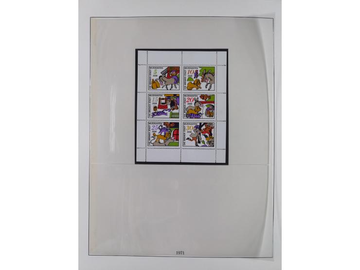 1948/2001, vorwiegend postfrische Sammlung, dabei Bund, Berlin und DDR in den Hauptnummern augenscheinlich komplett, außerdem