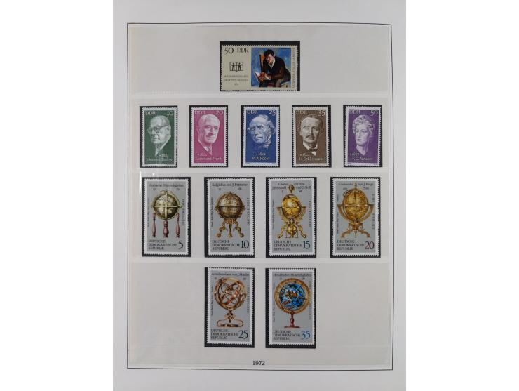 1948/2001, vorwiegend postfrische Sammlung, dabei Bund, Berlin und DDR in den Hauptnummern augenscheinlich komplett, außerdem