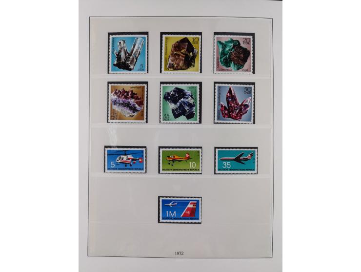 1948/2001, vorwiegend postfrische Sammlung, dabei Bund, Berlin und DDR in den Hauptnummern augenscheinlich komplett, außerdem