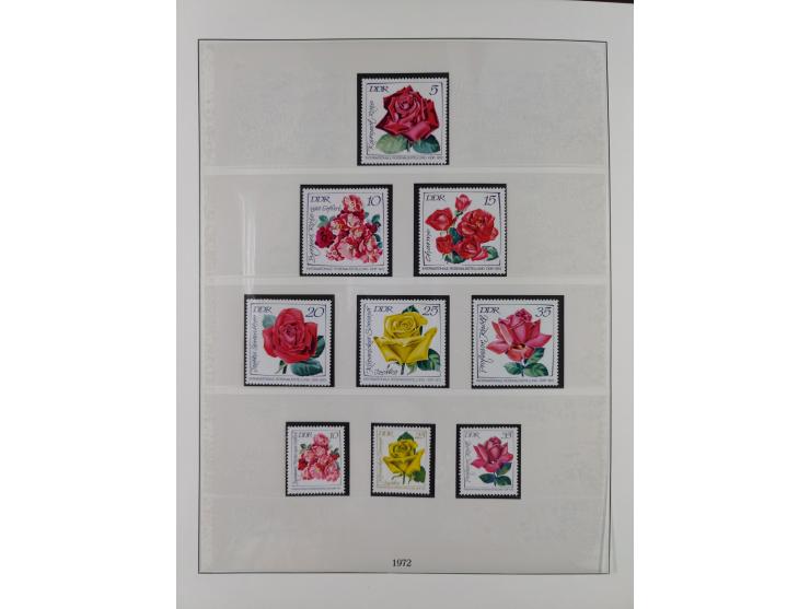 1948/2001, vorwiegend postfrische Sammlung, dabei Bund, Berlin und DDR in den Hauptnummern augenscheinlich komplett, außerdem