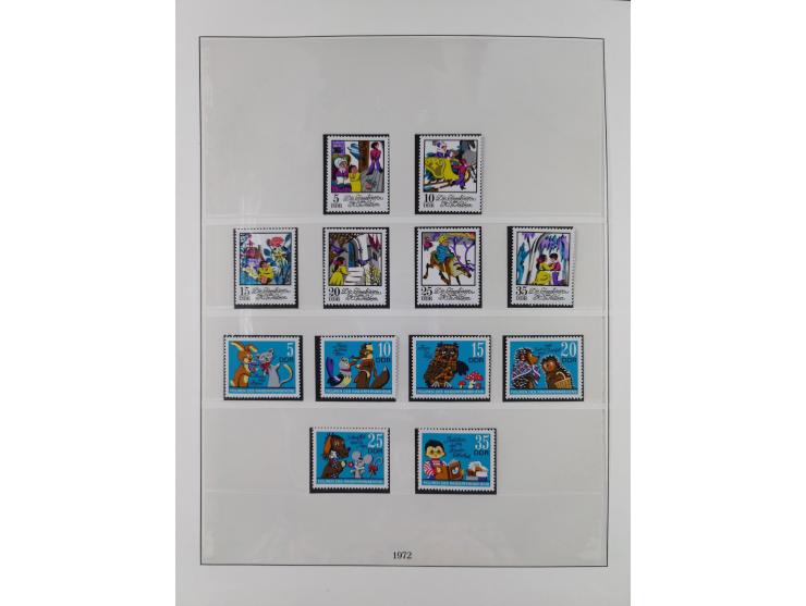 1948/2001, vorwiegend postfrische Sammlung, dabei Bund, Berlin und DDR in den Hauptnummern augenscheinlich komplett, außerdem