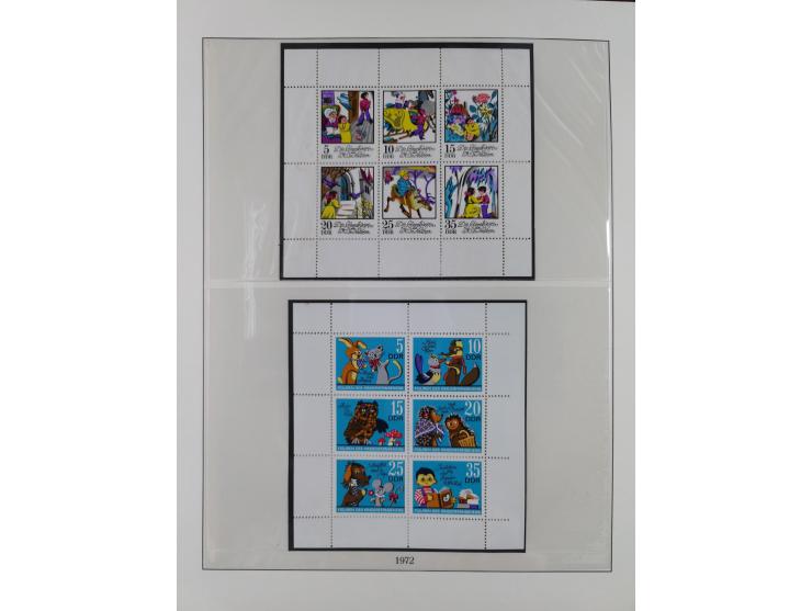 1948/2001, vorwiegend postfrische Sammlung, dabei Bund, Berlin und DDR in den Hauptnummern augenscheinlich komplett, außerdem