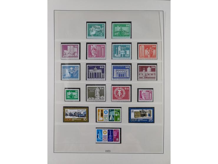 1948/2001, vorwiegend postfrische Sammlung, dabei Bund, Berlin und DDR in den Hauptnummern augenscheinlich komplett, außerdem