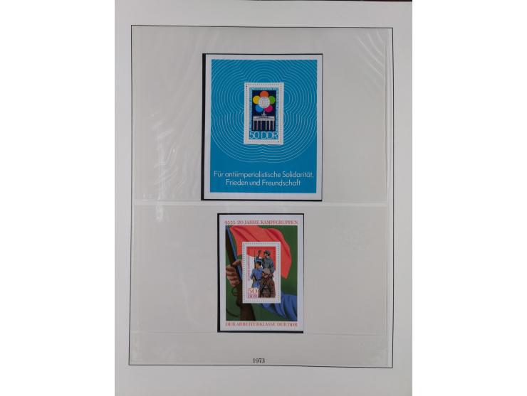 1948/2001, vorwiegend postfrische Sammlung, dabei Bund, Berlin und DDR in den Hauptnummern augenscheinlich komplett, außerdem