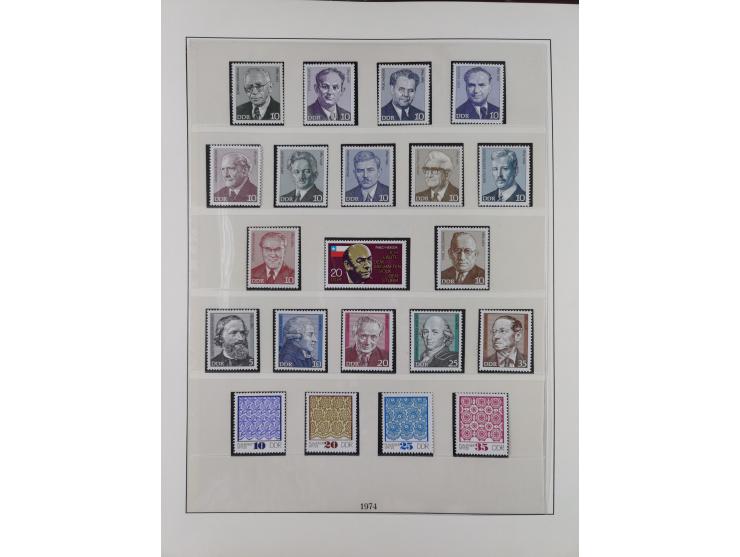 1948/2001, vorwiegend postfrische Sammlung, dabei Bund, Berlin und DDR in den Hauptnummern augenscheinlich komplett, außerdem