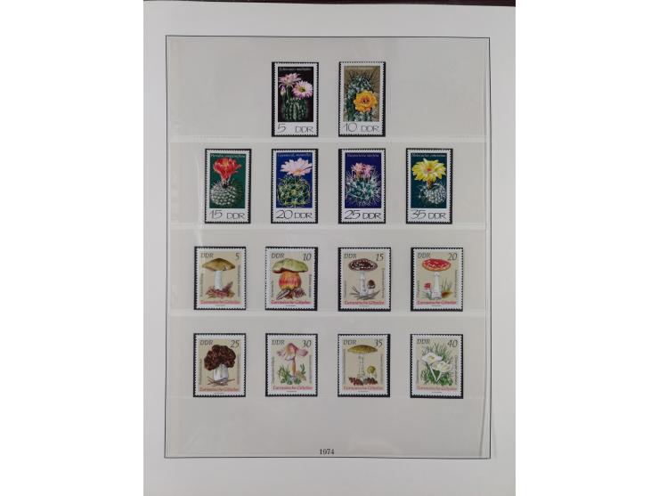 1948/2001, vorwiegend postfrische Sammlung, dabei Bund, Berlin und DDR in den Hauptnummern augenscheinlich komplett, außerdem