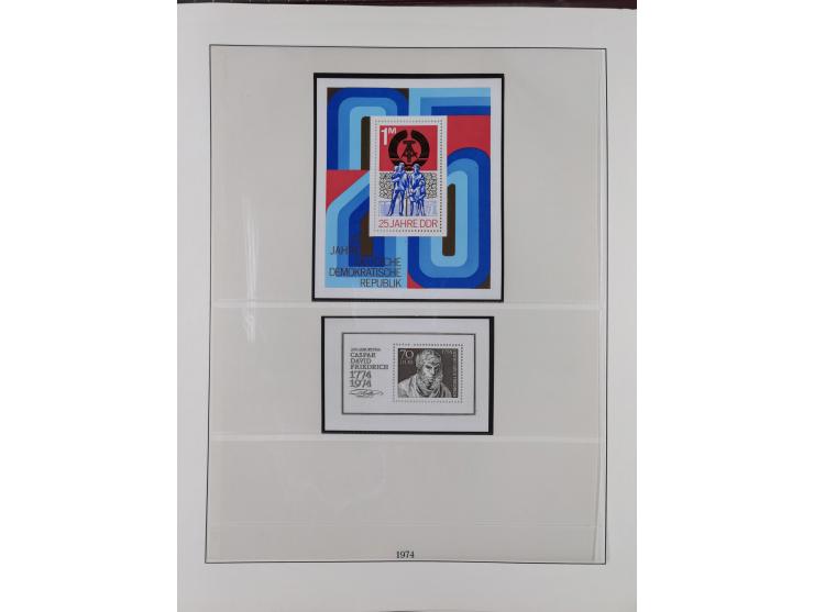 1948/2001, vorwiegend postfrische Sammlung, dabei Bund, Berlin und DDR in den Hauptnummern augenscheinlich komplett, außerdem