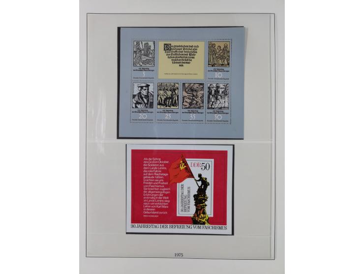 1948/2001, vorwiegend postfrische Sammlung, dabei Bund, Berlin und DDR in den Hauptnummern augenscheinlich komplett, außerdem