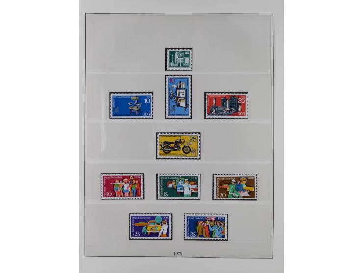 1948/2001, vorwiegend postfrische Sammlung, dabei Bund, Berlin und DDR in den Hauptnummern augenscheinlich komplett, außerdem