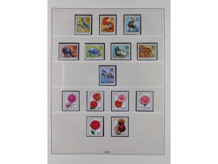 1948/2001, vorwiegend postfrische Sammlung, dabei Bund, Berlin und DDR in den Hauptnummern augenscheinlich komplett, außerdem