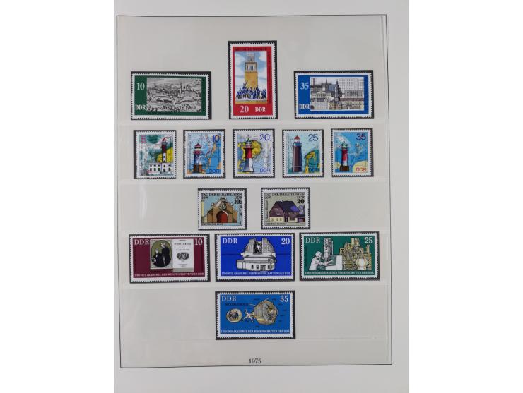 1948/2001, vorwiegend postfrische Sammlung, dabei Bund, Berlin und DDR in den Hauptnummern augenscheinlich komplett, außerdem