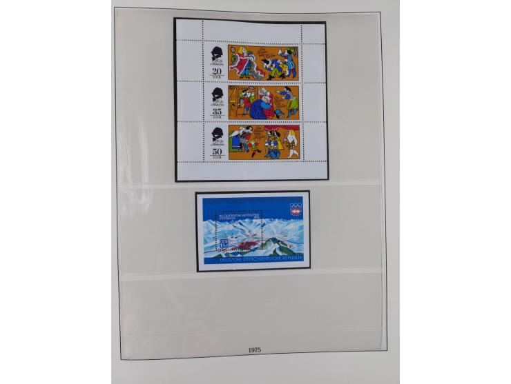 1948/2001, vorwiegend postfrische Sammlung, dabei Bund, Berlin und DDR in den Hauptnummern augenscheinlich komplett, außerdem