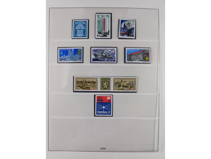 1948/2001, vorwiegend postfrische Sammlung, dabei Bund, Berlin und DDR in den Hauptnummern augenscheinlich komplett, außerdem