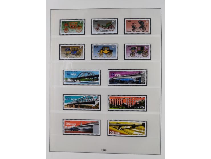 1948/2001, vorwiegend postfrische Sammlung, dabei Bund, Berlin und DDR in den Hauptnummern augenscheinlich komplett, außerdem