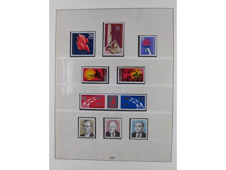 1948/2001, vorwiegend postfrische Sammlung, dabei Bund, Berlin und DDR in den Hauptnummern augenscheinlich komplett, außerdem