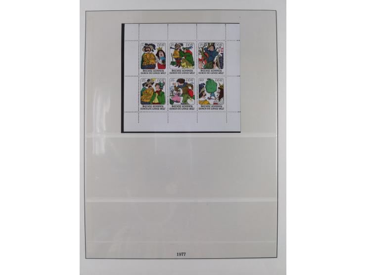 1948/2001, vorwiegend postfrische Sammlung, dabei Bund, Berlin und DDR in den Hauptnummern augenscheinlich komplett, außerdem