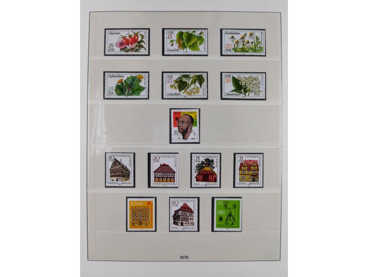 1948/2001, vorwiegend postfrische Sammlung, dabei Bund, Berlin und DDR in den Hauptnummern augenscheinlich komplett, außerdem