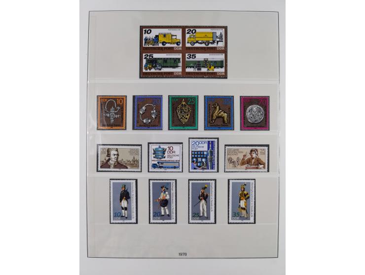 1948/2001, vorwiegend postfrische Sammlung, dabei Bund, Berlin und DDR in den Hauptnummern augenscheinlich komplett, außerdem