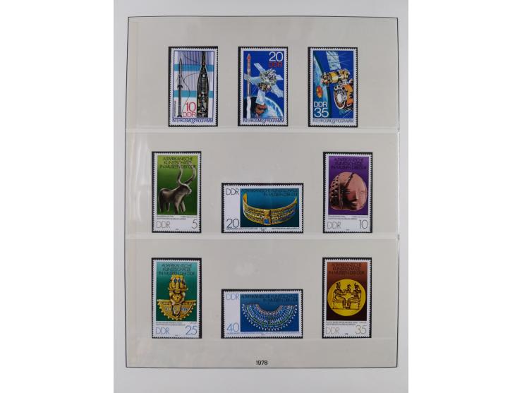 1948/2001, vorwiegend postfrische Sammlung, dabei Bund, Berlin und DDR in den Hauptnummern augenscheinlich komplett, außerdem