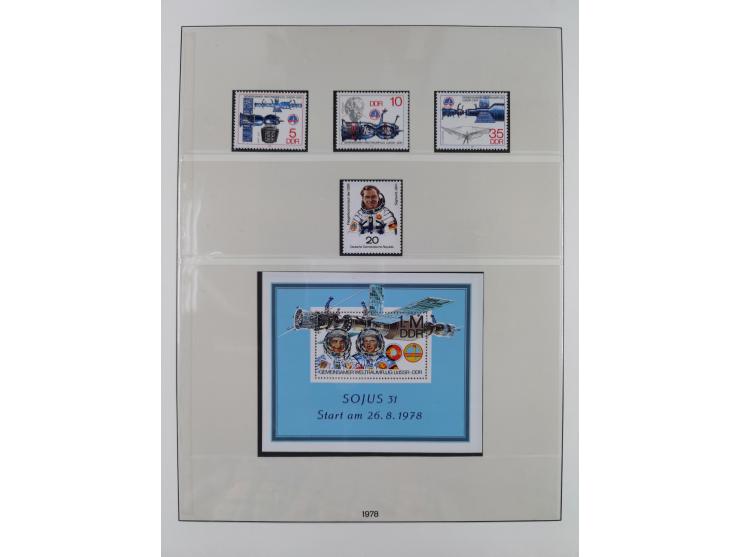 1948/2001, vorwiegend postfrische Sammlung, dabei Bund, Berlin und DDR in den Hauptnummern augenscheinlich komplett, außerdem