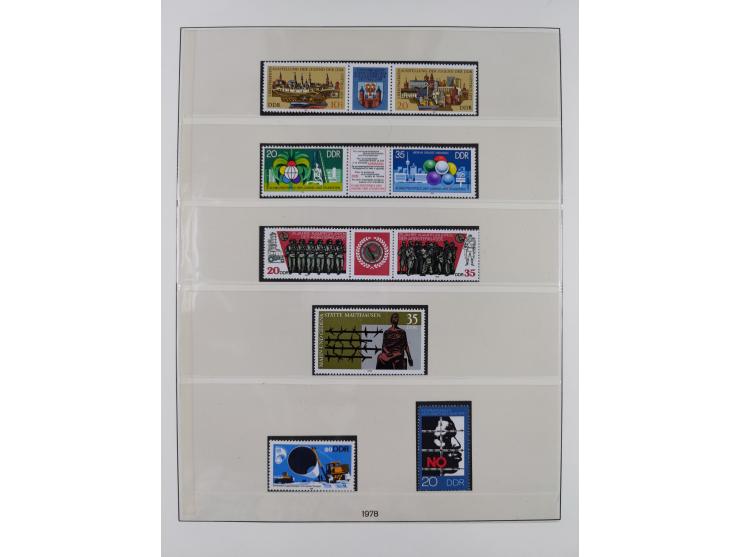 1948/2001, vorwiegend postfrische Sammlung, dabei Bund, Berlin und DDR in den Hauptnummern augenscheinlich komplett, außerdem