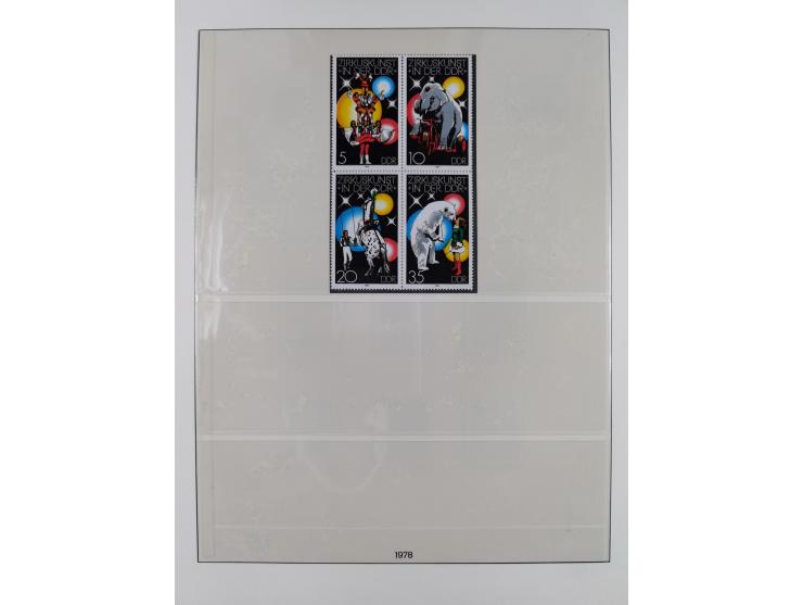 1948/2001, vorwiegend postfrische Sammlung, dabei Bund, Berlin und DDR in den Hauptnummern augenscheinlich komplett, außerdem