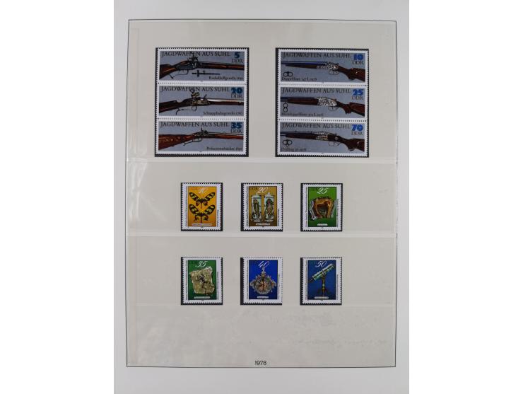 1948/2001, vorwiegend postfrische Sammlung, dabei Bund, Berlin und DDR in den Hauptnummern augenscheinlich komplett, außerdem