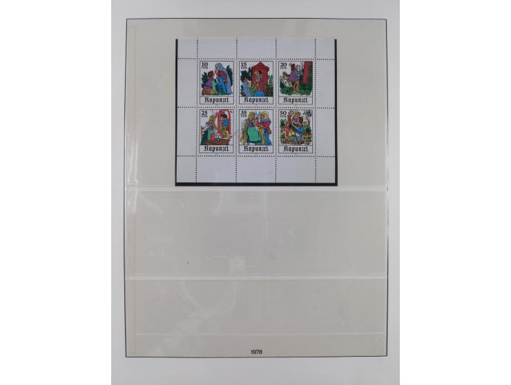 1948/2001, vorwiegend postfrische Sammlung, dabei Bund, Berlin und DDR in den Hauptnummern augenscheinlich komplett, außerdem