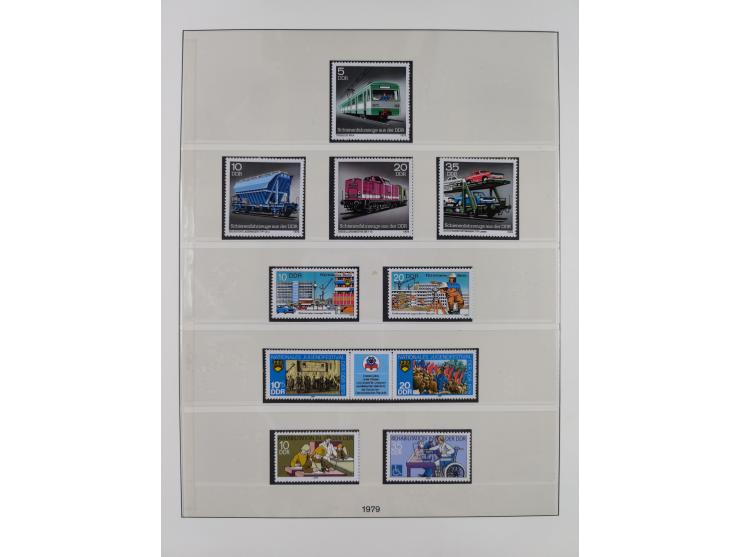 1948/2001, vorwiegend postfrische Sammlung, dabei Bund, Berlin und DDR in den Hauptnummern augenscheinlich komplett, außerdem