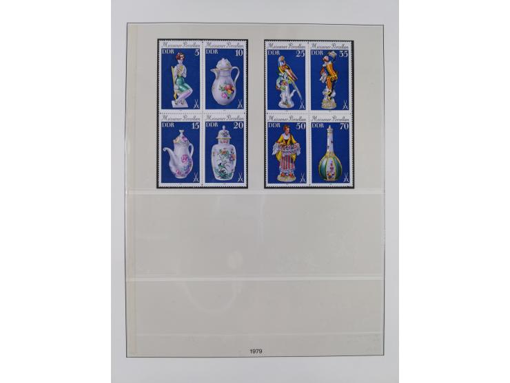 1948/2001, vorwiegend postfrische Sammlung, dabei Bund, Berlin und DDR in den Hauptnummern augenscheinlich komplett, außerdem