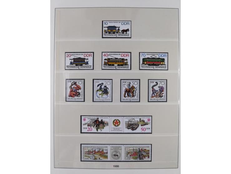 1948/2001, vorwiegend postfrische Sammlung, dabei Bund, Berlin und DDR in den Hauptnummern augenscheinlich komplett, außerdem