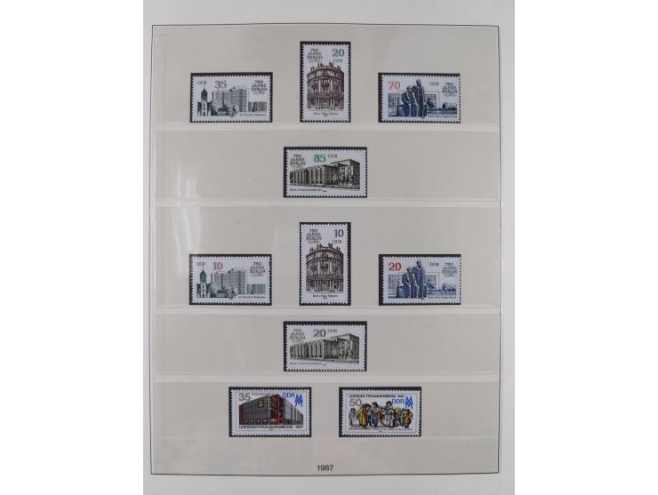 1948/2001, vorwiegend postfrische Sammlung, dabei Bund, Berlin und DDR in den Hauptnummern augenscheinlich komplett, außerdem