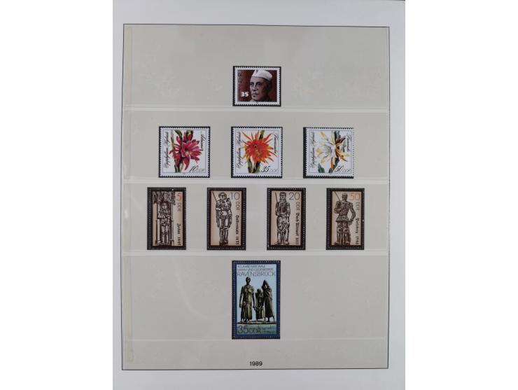 1948/2001, vorwiegend postfrische Sammlung, dabei Bund, Berlin und DDR in den Hauptnummern augenscheinlich komplett, außerdem