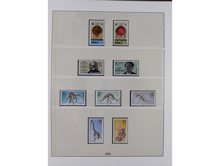 1948/2001, vorwiegend postfrische Sammlung, dabei Bund, Berlin und DDR in den Hauptnummern augenscheinlich komplett, außerdem