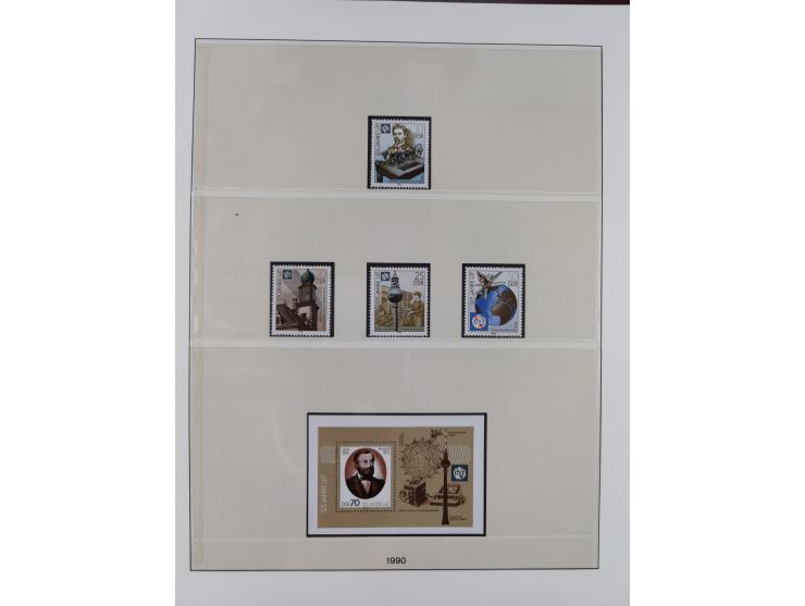 1948/2001, vorwiegend postfrische Sammlung, dabei Bund, Berlin und DDR in den Hauptnummern augenscheinlich komplett, außerdem