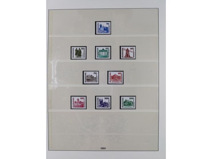 1948/2001, vorwiegend postfrische Sammlung, dabei Bund, Berlin und DDR in den Hauptnummern augenscheinlich komplett, außerdem